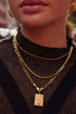 GRECIAN CHAIN NECKLACE GOLD